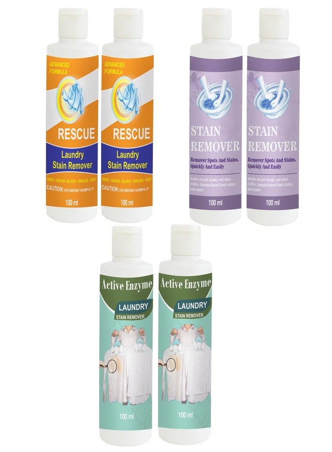 TOOVUS Stain Remover Combo Pack of Orange (Pack of 2), Purple (Pack of 2), Pista and Pista Stain Remover | Multi-Surface Cleaning Solution for Clothes, Fabrics, Upholstery (100 g Each) - Image 1